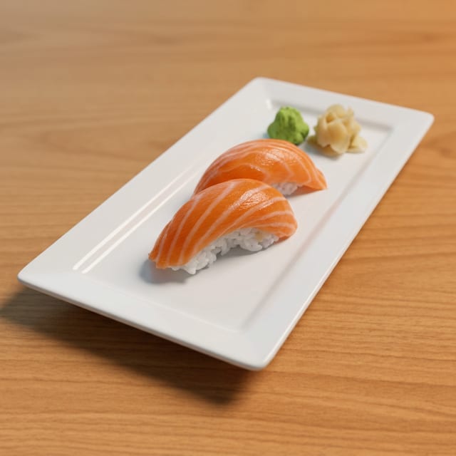 Fresh Salmon Nigiri.